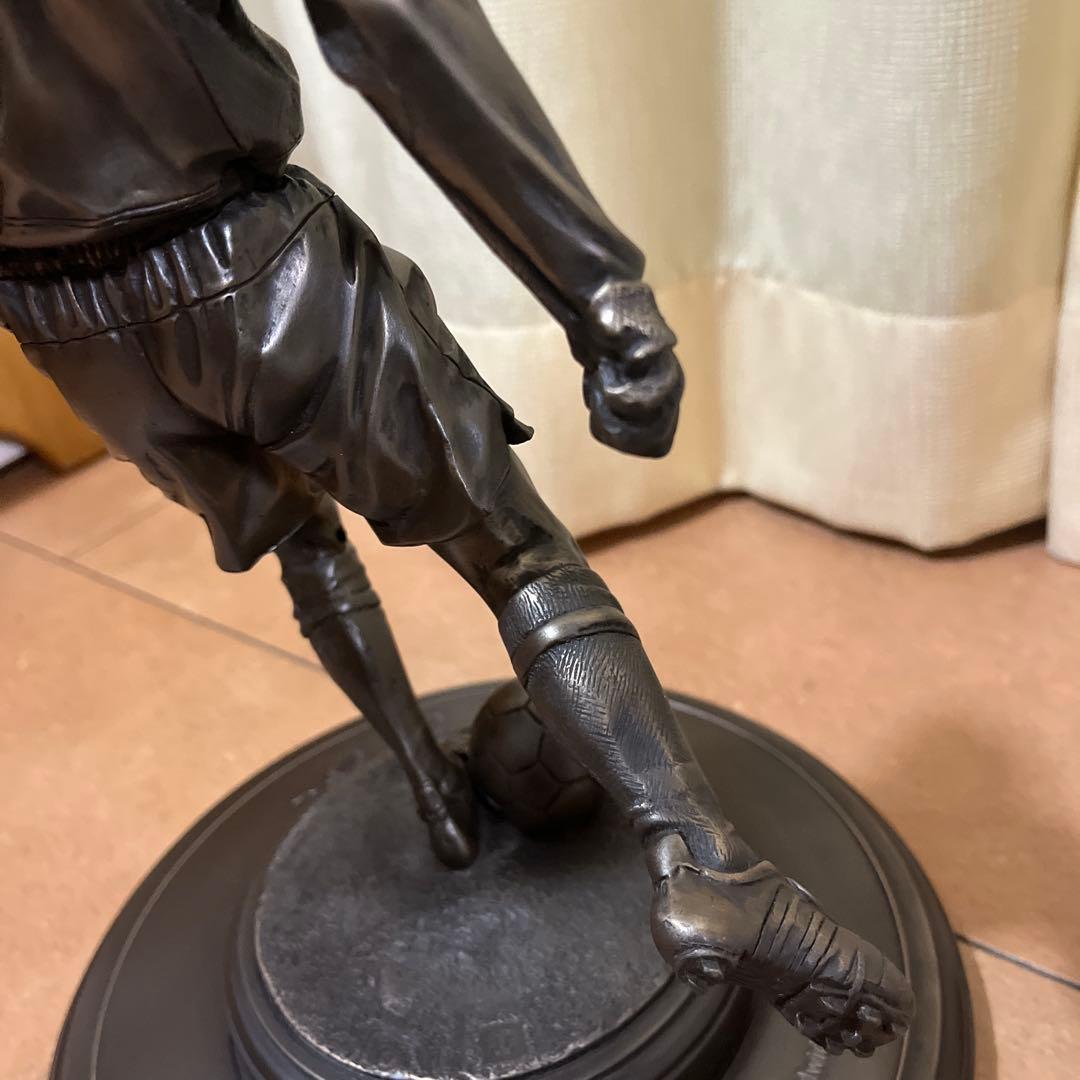 Kartoon ベッカム　ブロンズ像　美品