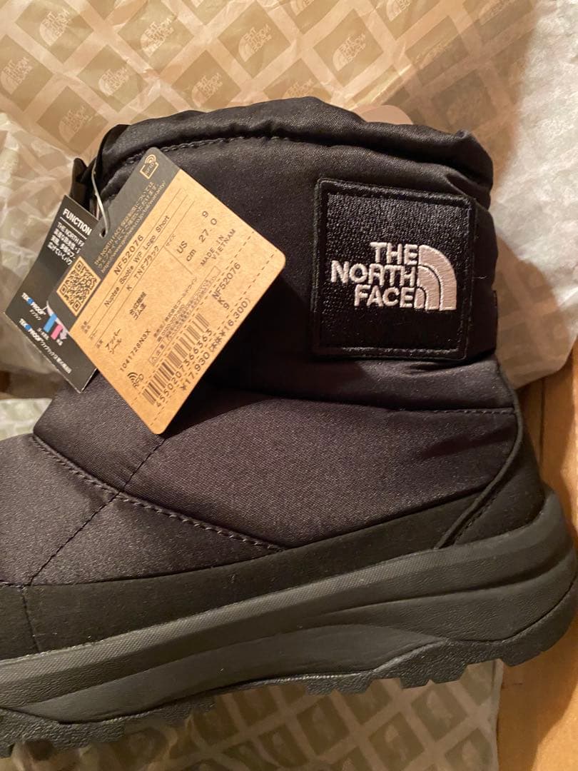 新品 THE NORTH FACE ノースフェイス ヌプシブーティ ロゴショート