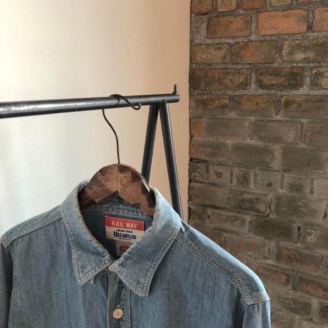 特大　貴重　数量限定　特別価格　ハンガーラック　アイアン家具　古材　無垢材　送込