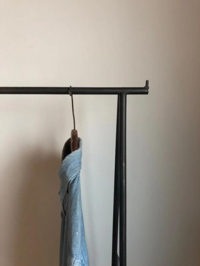 特大　貴重　数量限定　特別価格　ハンガーラック　アイアン家具　古材　無垢材　送込