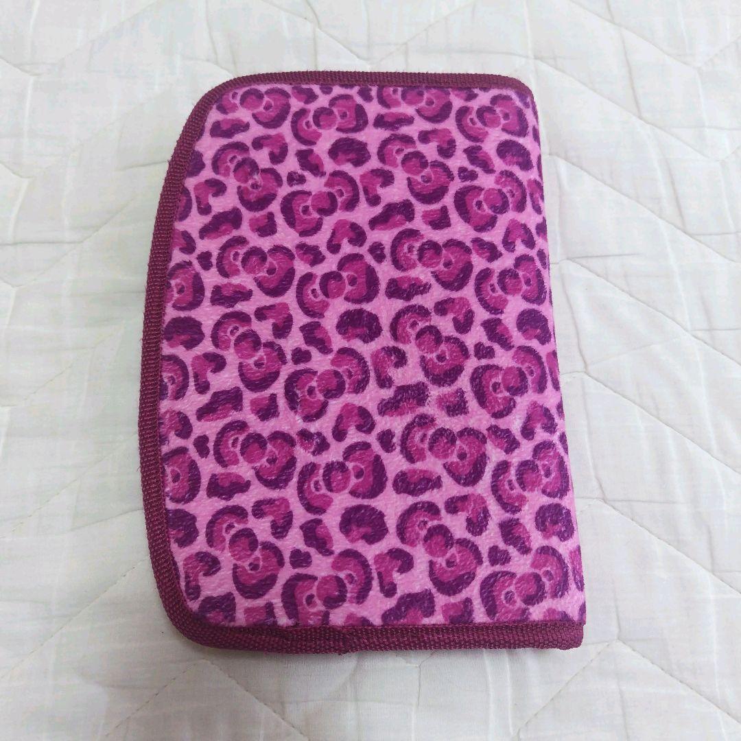 【ハローキティ / 母子手帳 マルチ ケース ヒョウ柄】平成 レトロ レア