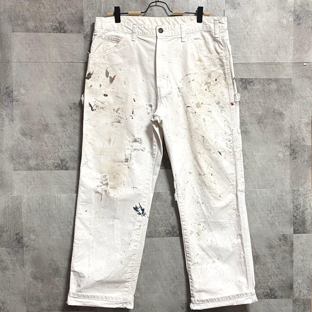 【雰囲気抜群】Dickies ディッキーズ リアルペインターパンツ ホワイト