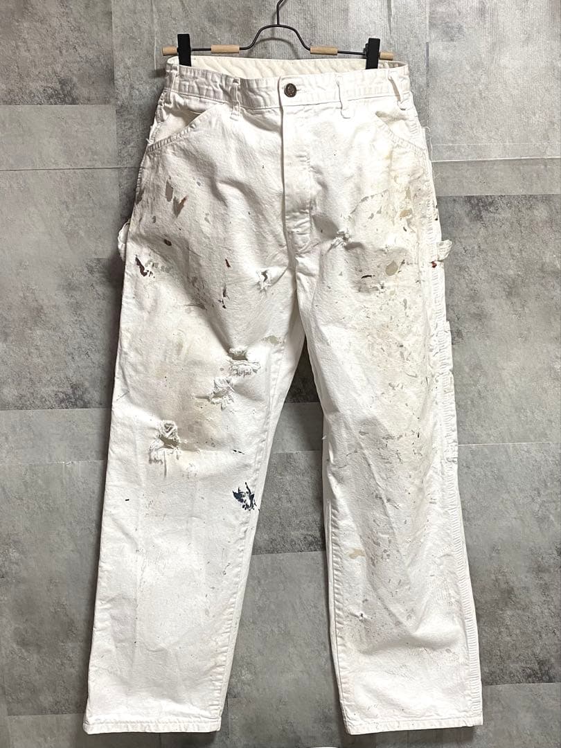 【雰囲気抜群】Dickies ディッキーズ リアルペインターパンツ ホワイト