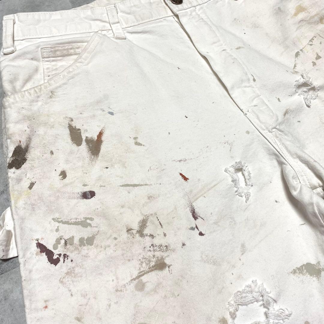 【雰囲気抜群】Dickies ディッキーズ リアルペインターパンツ ホワイト