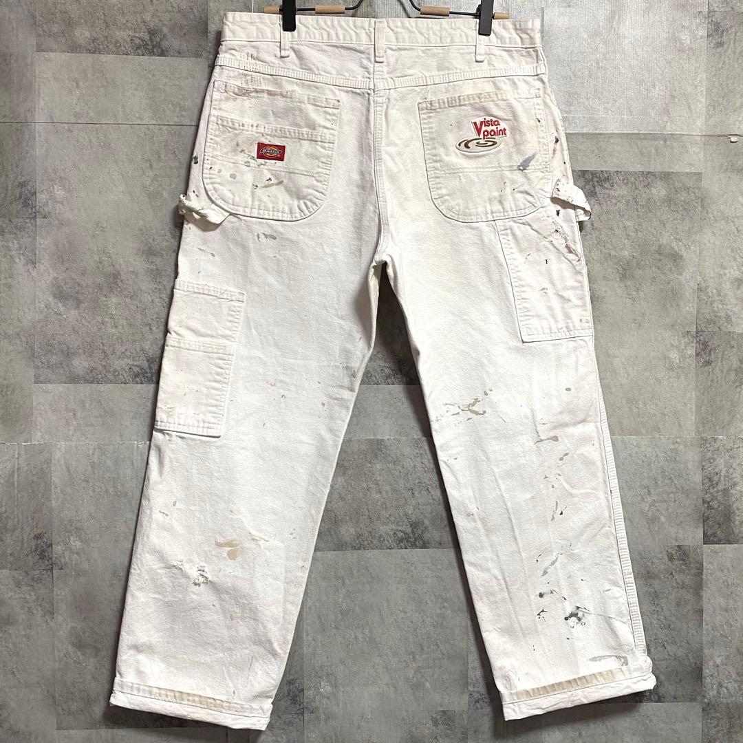 【雰囲気抜群】Dickies ディッキーズ リアルペインターパンツ ホワイト