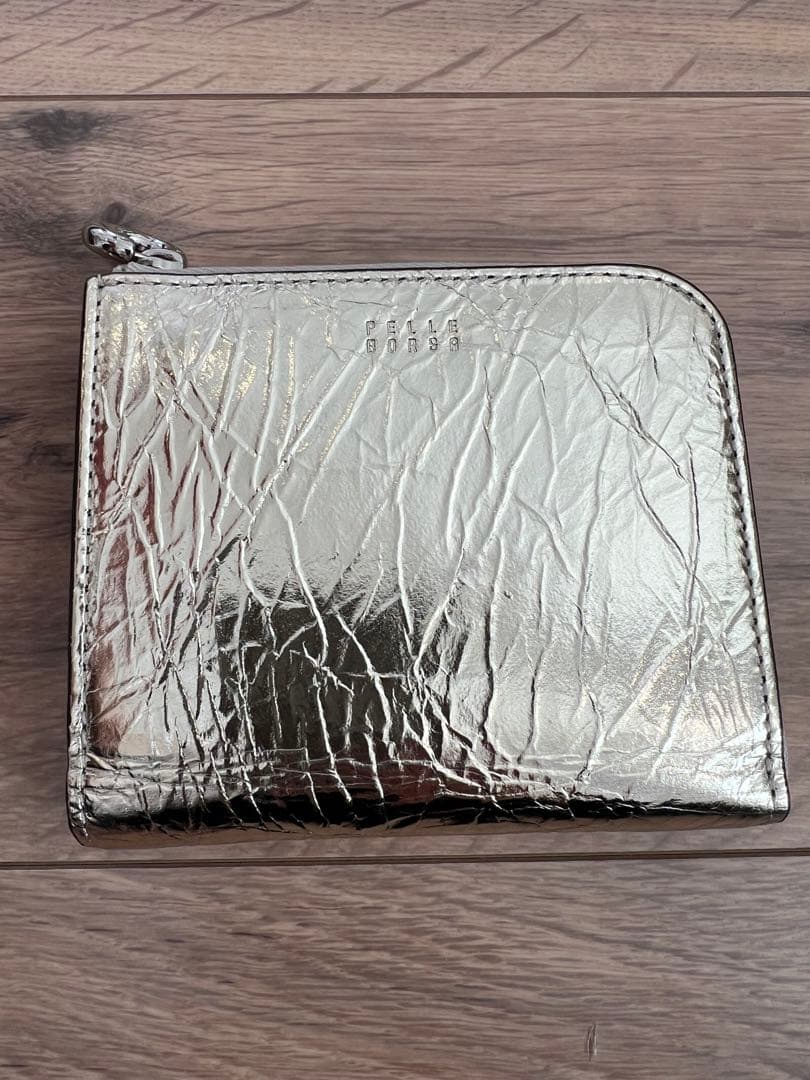 PELLE BORSA L字ファスナー　ミニ財布