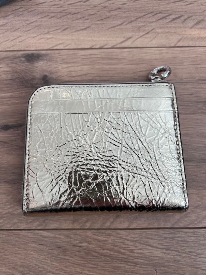 PELLE BORSA L字ファスナー　ミニ財布
