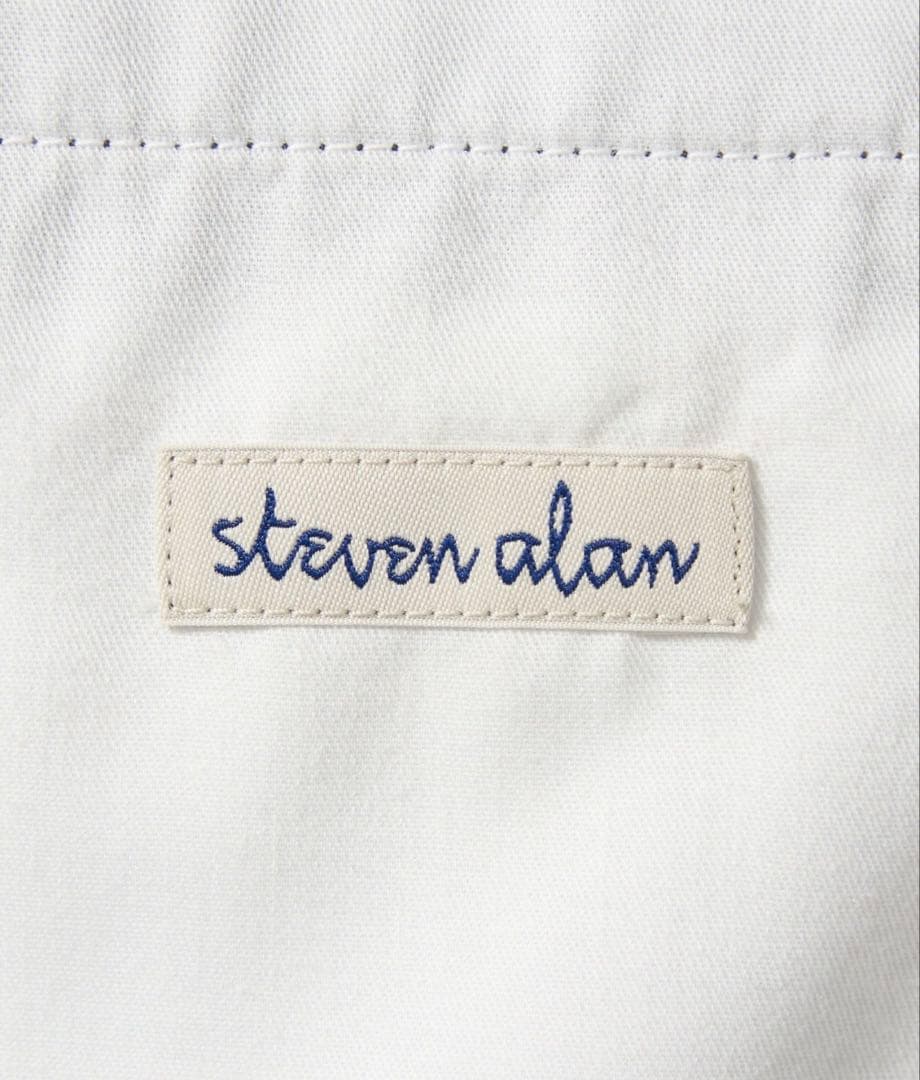 Steven Alanウール ストライプスラックス　グレー　トラウザーズ　M