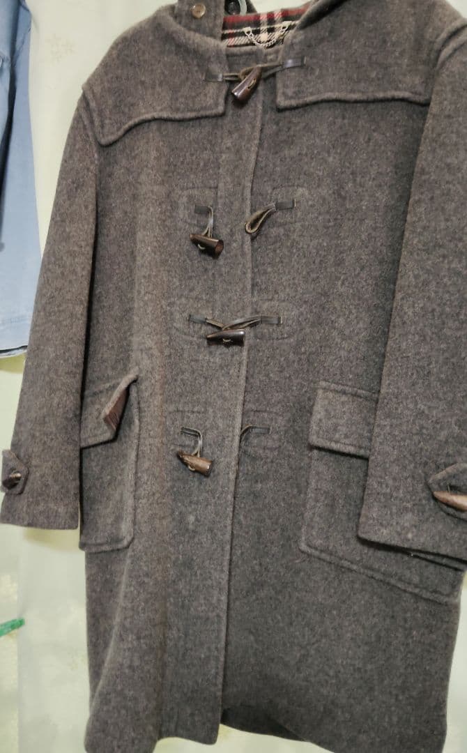 BURBERRYグレー ダッフルコートSPECIALITY DUFFLE