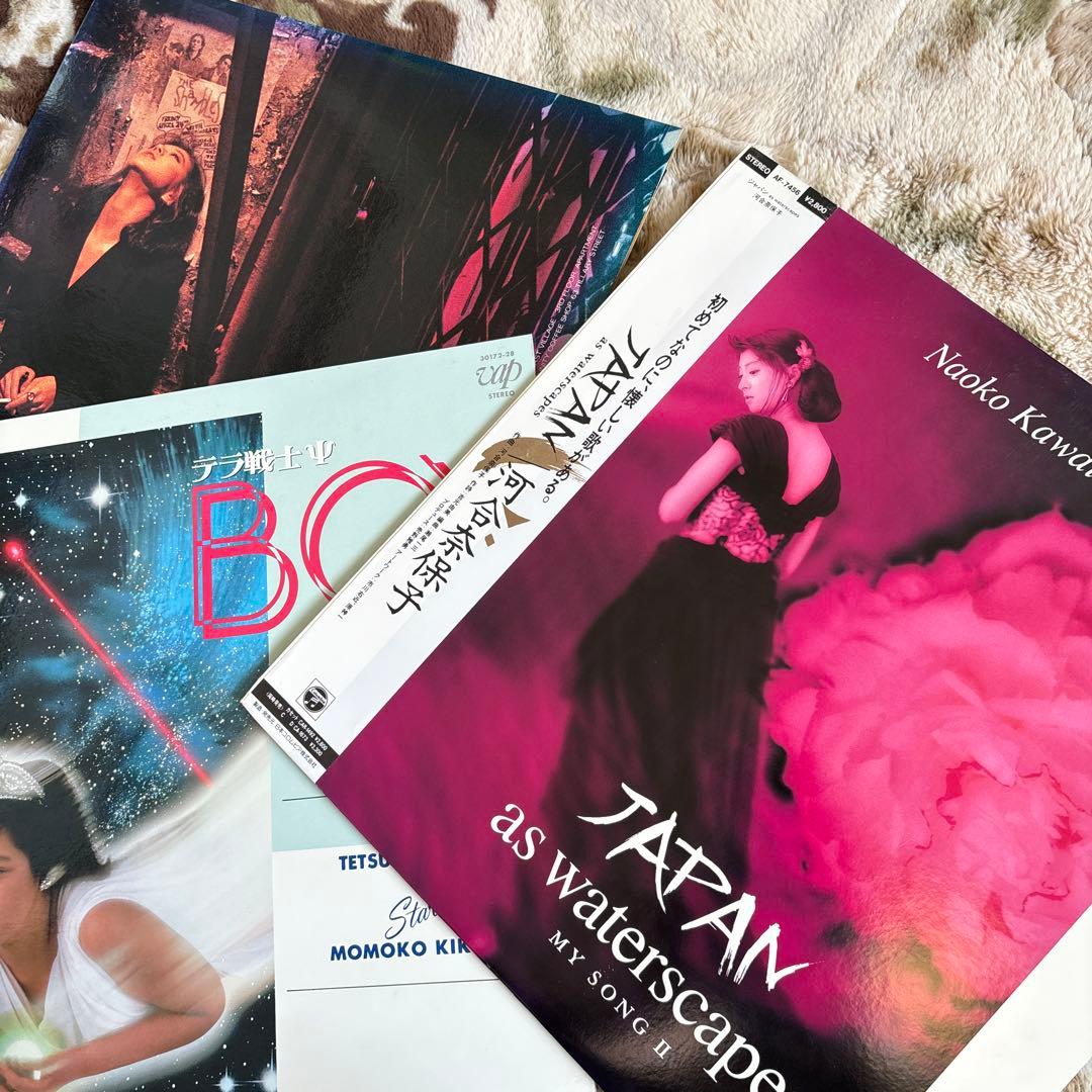 80年代アイドル／松田聖子／河合奈保子／中森明菜／小泉今日子／レコード／美盤