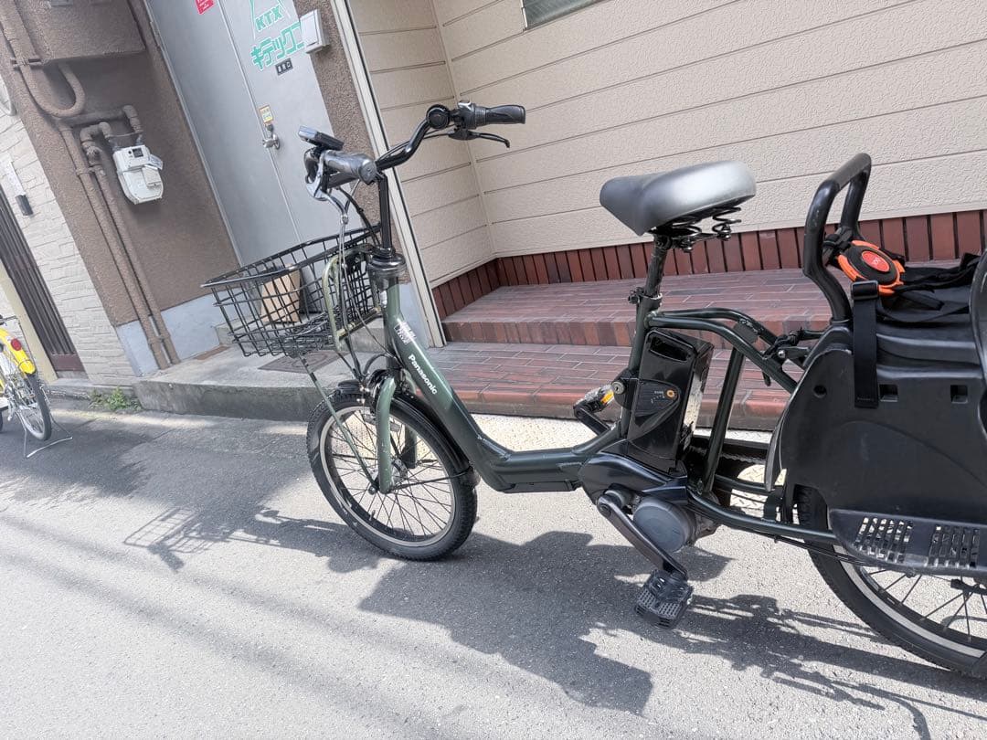 大阪府　子供乗せ　Panasonic 電動アシスト自転車 チャイルドシート付き