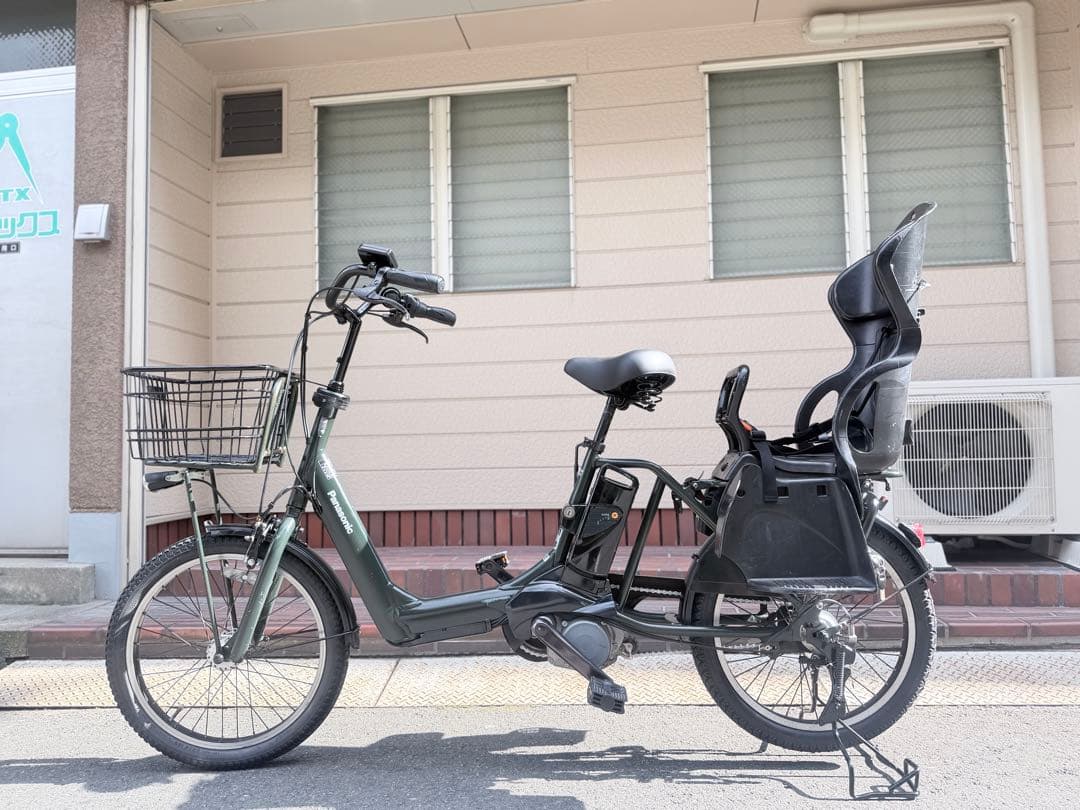 大阪府　子供乗せ　Panasonic 電動アシスト自転車 チャイルドシート付き