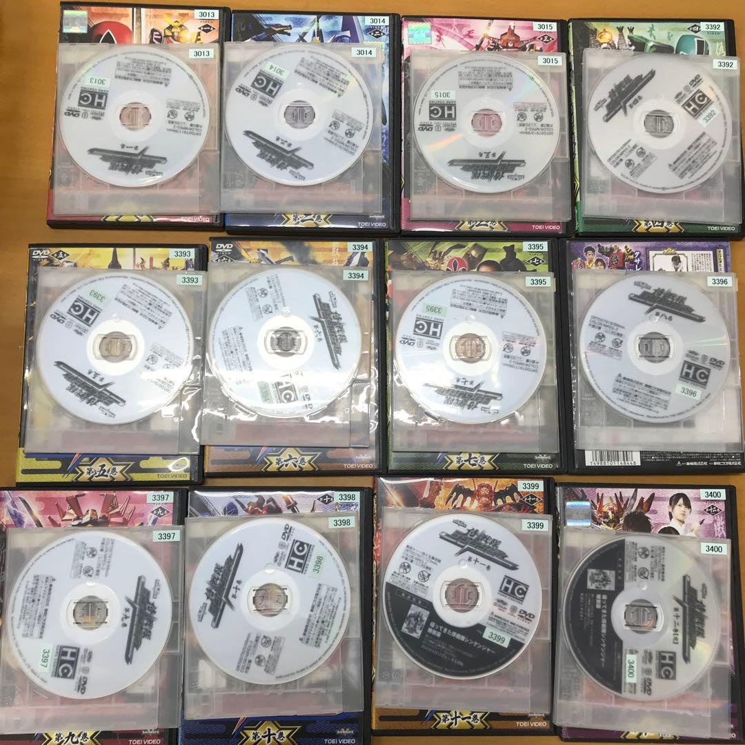 【レンタル落ち】侍戦隊シンケンジャー全12巻