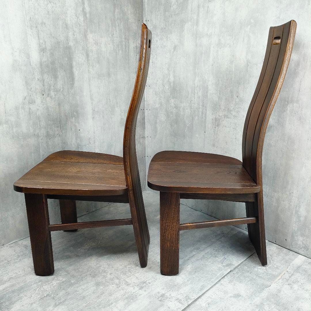 【迅速発送】カリモク ハイバック ダイニング チェア 椅子 2脚セット