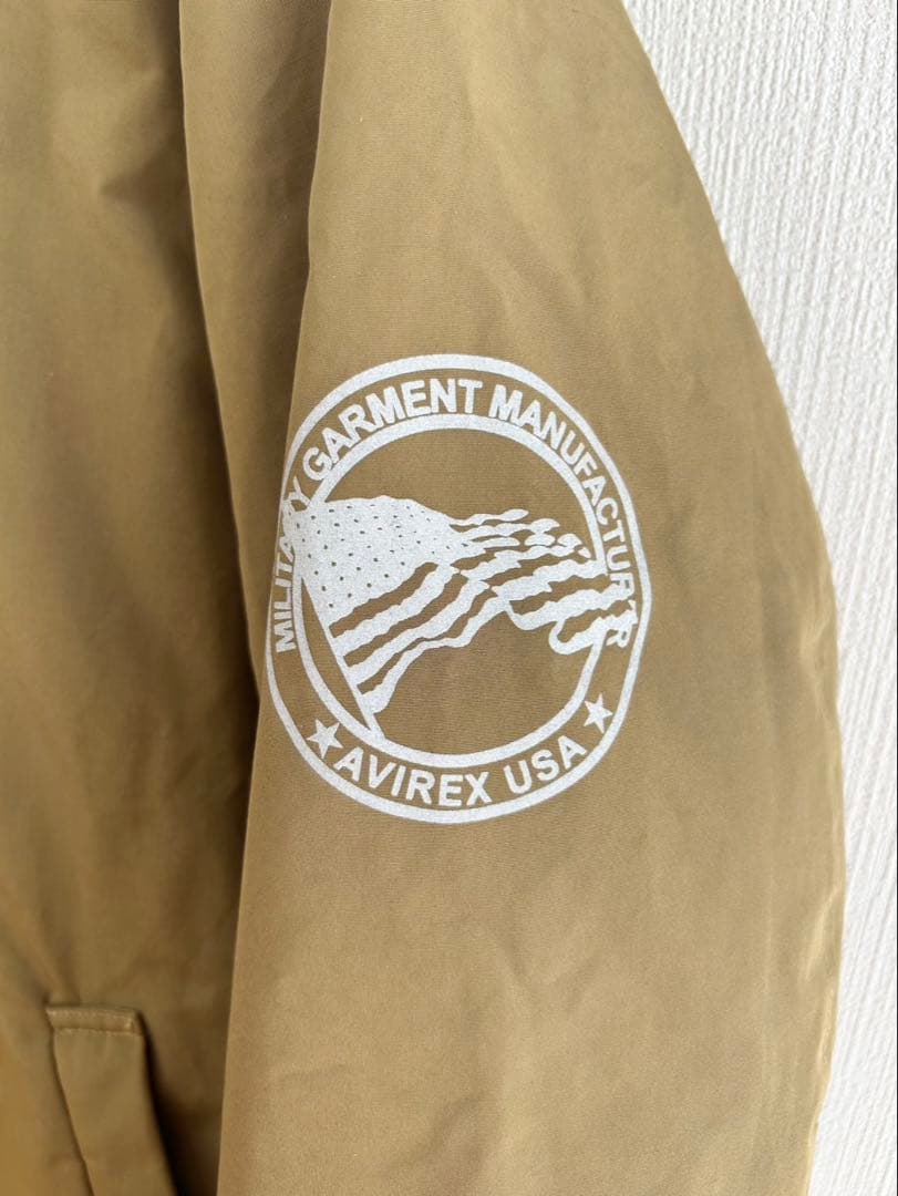 AVIREX フード付きミリタリージャケット L