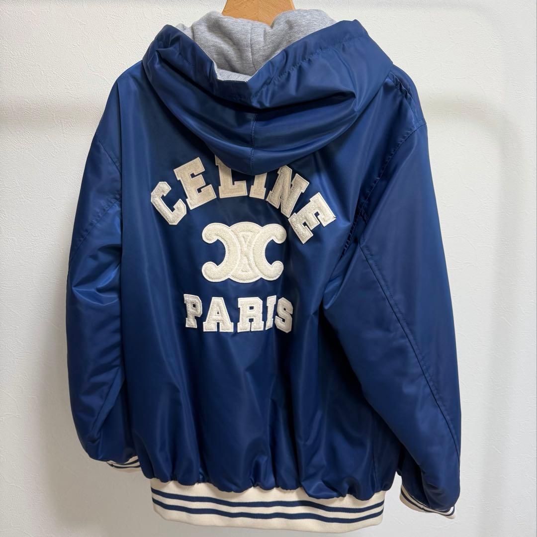 CELINE セリーヌ フード付きテディジャケット レディース38