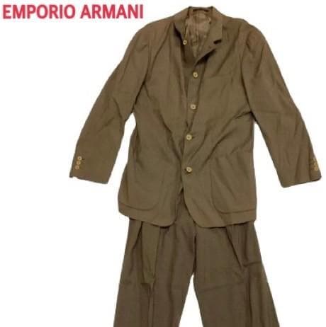 エンポリオ アルマーニ セットアップ メンズ テーラードジャケット イタリア製