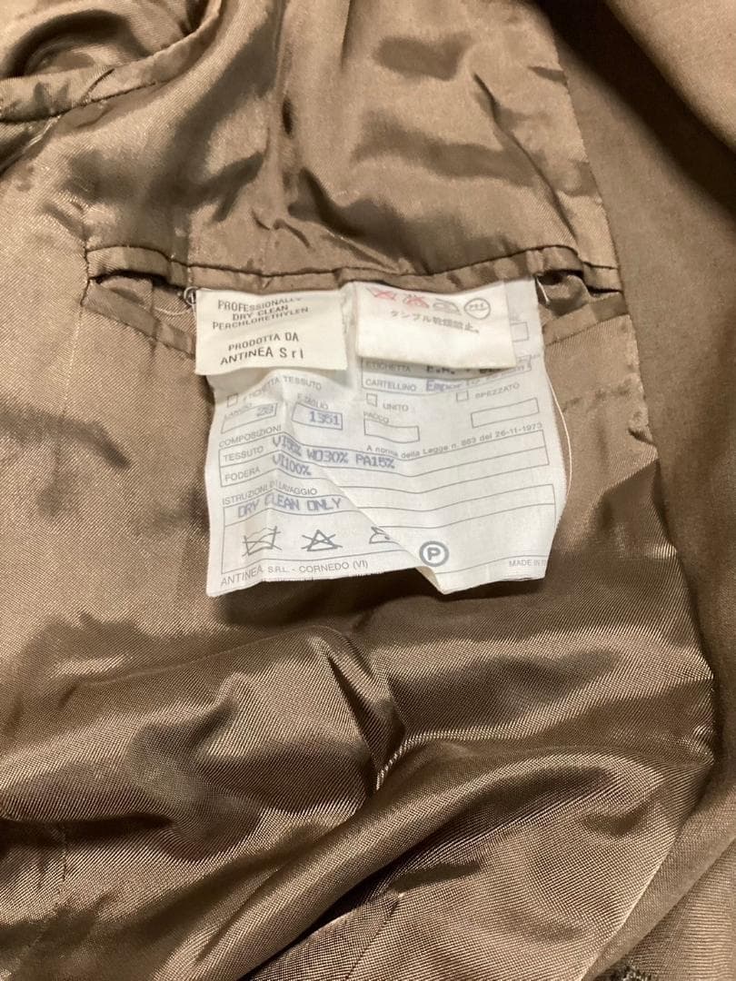 エンポリオ アルマーニ セットアップ メンズ テーラードジャケット イタリア製