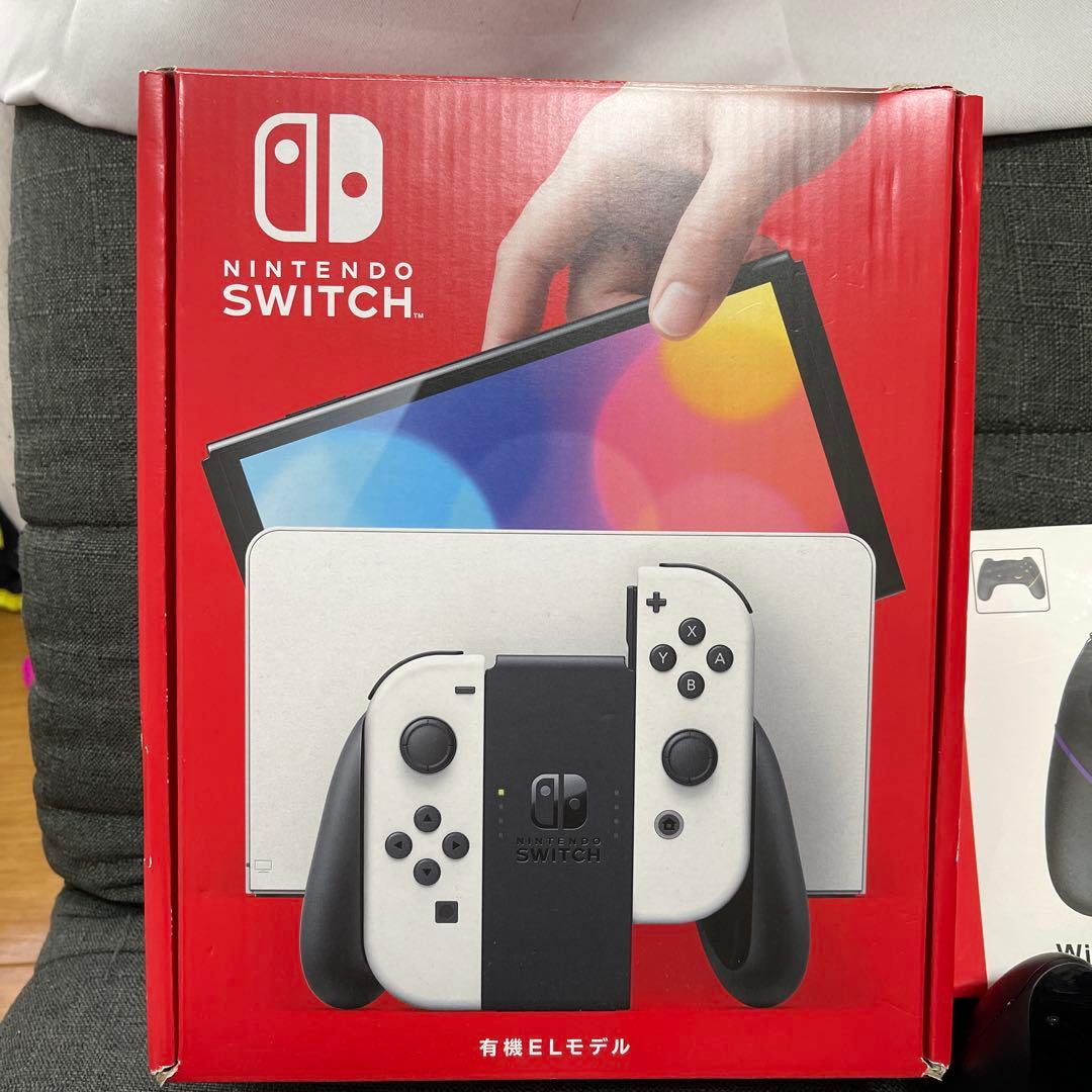 Nintendo Switch 有機ELモデル + ゲーム2本　付属品多数