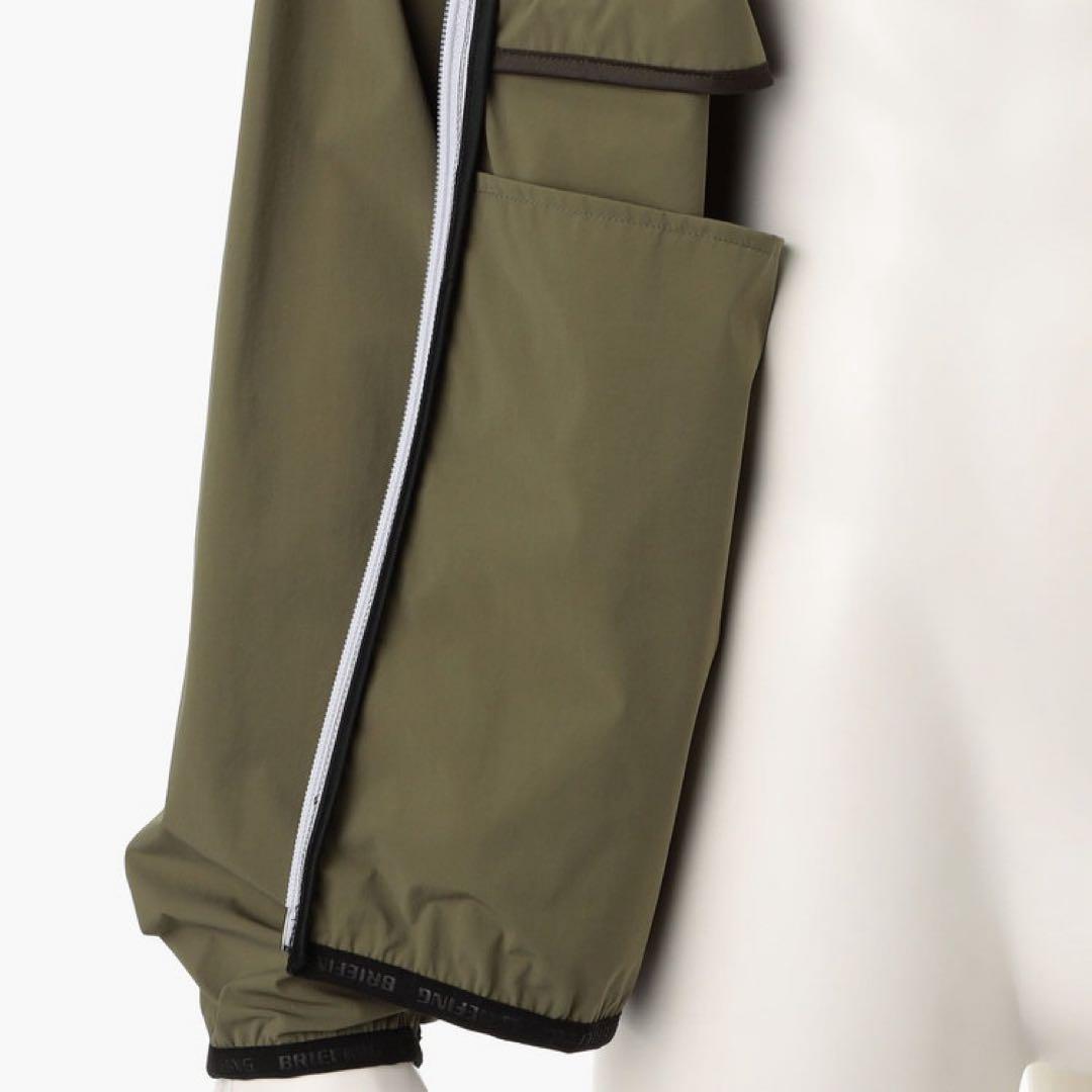 【新品・タグ付き】 今期新作 BRIEFING メンズウィンドブルゾン カーキM