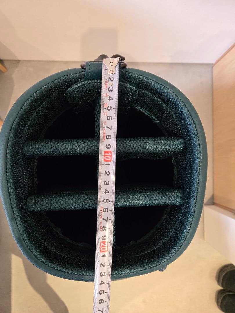 【未使用品】le coq sportif キャディバッグ グリーン 9.5型