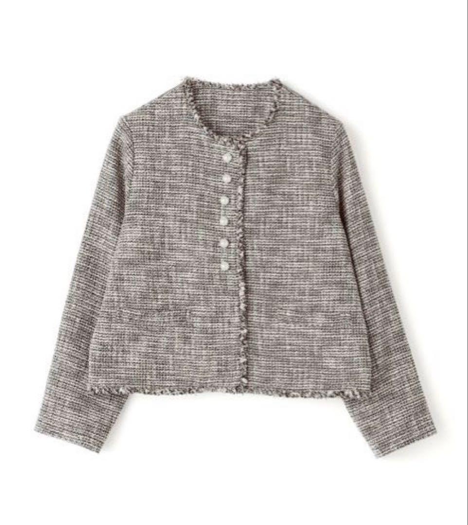 ち*ー様 シップスツイードノーカラージャケット〈セレモニー対応可〉