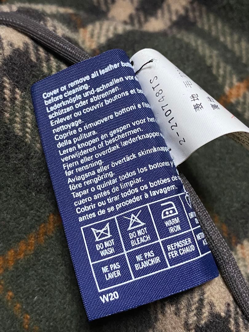 【お値下げ】Burberryフード付きダッフルコート オリーブグリーン