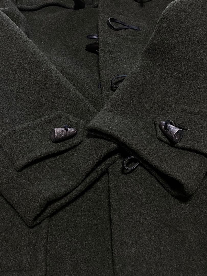 【お値下げ】Burberryフード付きダッフルコート オリーブグリーン