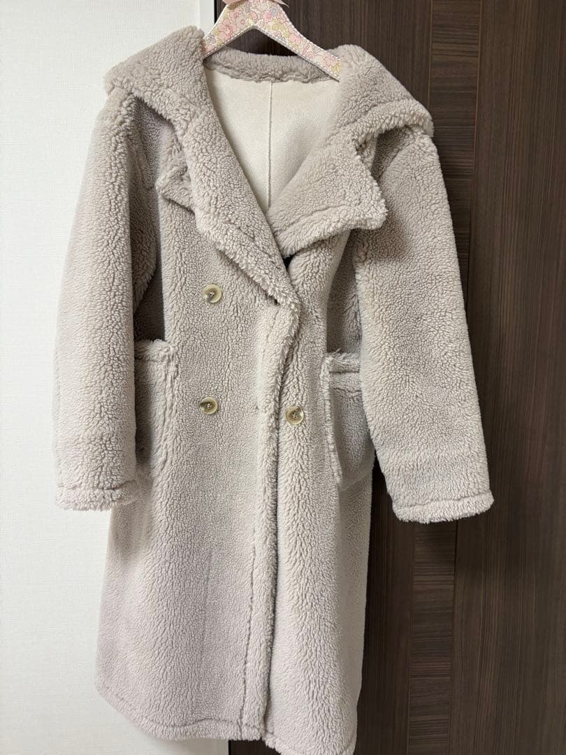 Her lip to ボアコート♡エクリュ♡テディコート