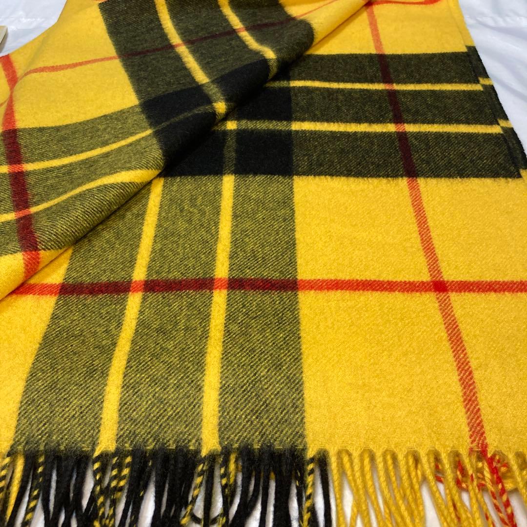 新品 ジョンストンズ カシミヤ100％ 大判ストール マクラウドオブルイス