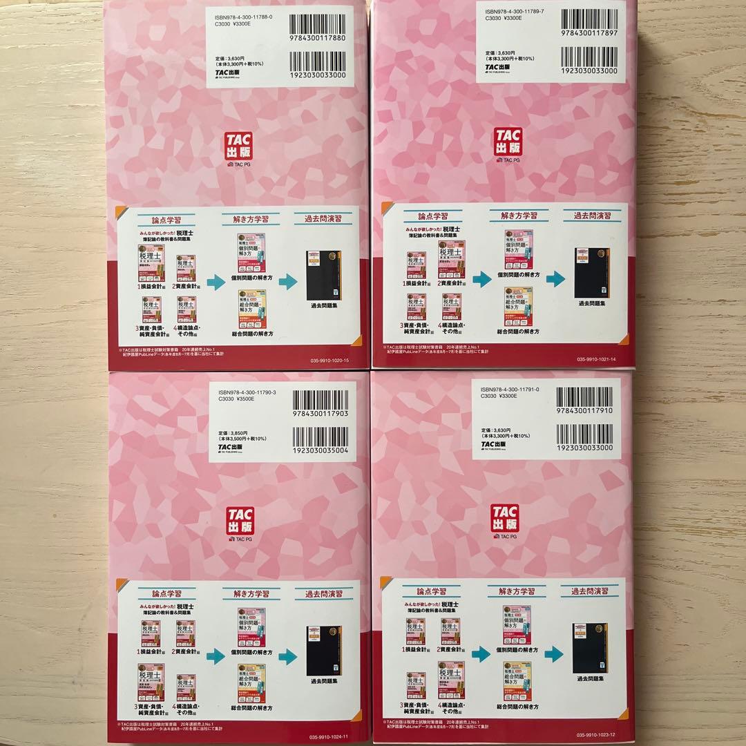 2026年度版 みんなが欲しかった! 税理士 簿記論の教科書&問題集 4冊セット