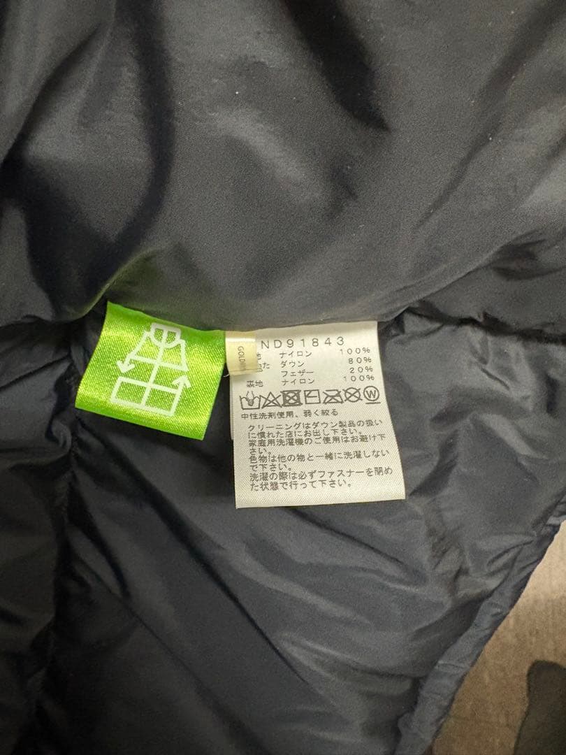 THE NORTH FACE ヌプシダウンベスト ブラックM ザ・ノースフェイス