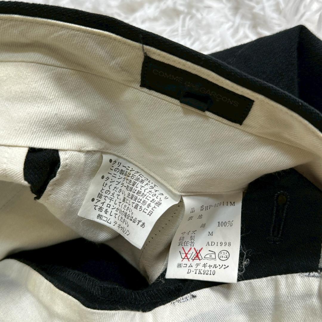 コムデギャルソンオム 田中オム セットアップ スーツ 黒の衝撃 ブラック 90s