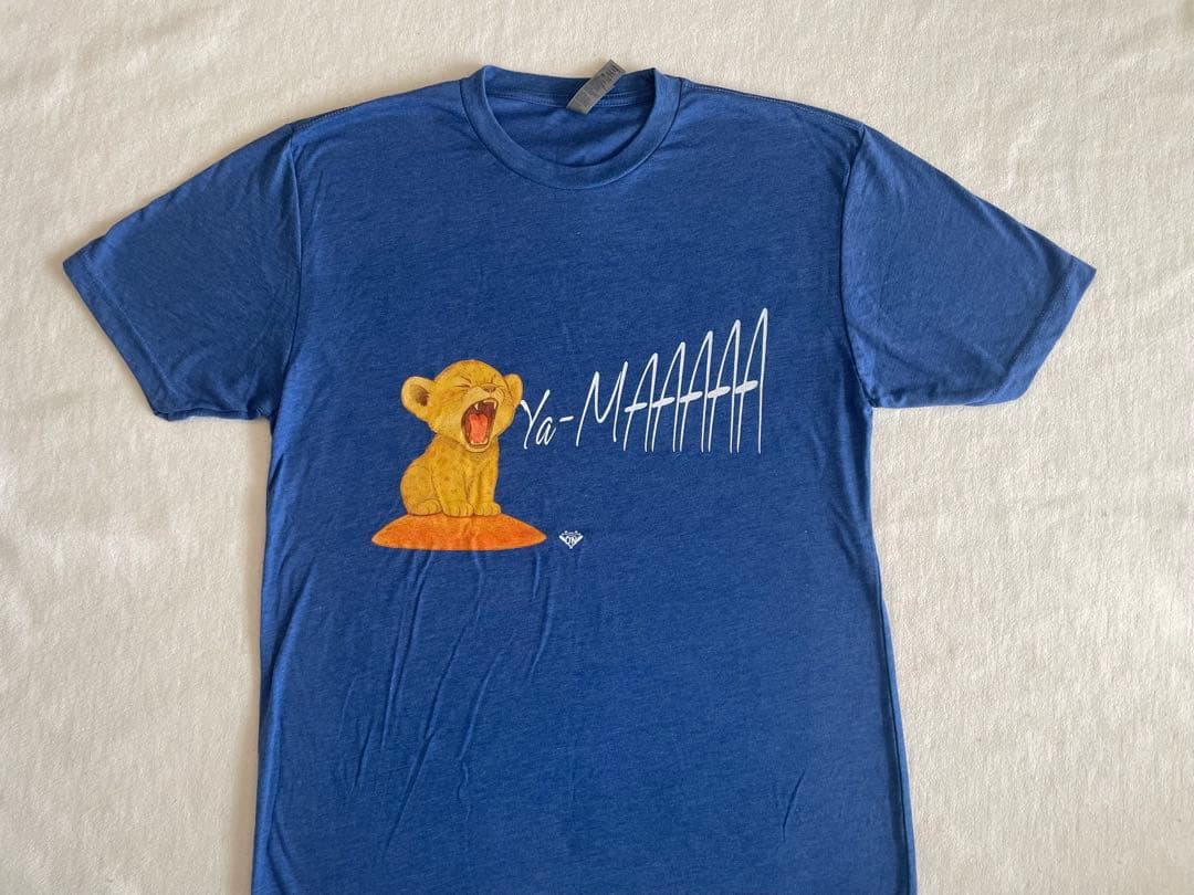 山本由伸 小ライオン Tシャツ ブルー M