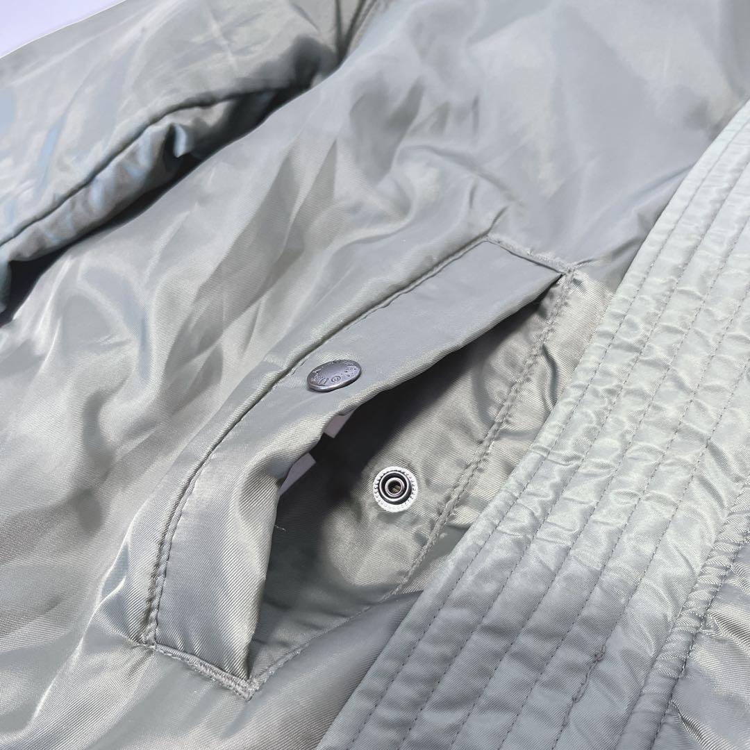 美品✨AVIREX リバーシブルMA-1 ロゴ スタッズ 星条旗 L カーキ