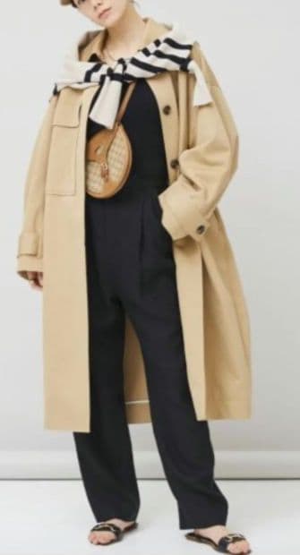 カレンソロジー　ステンカラーコート