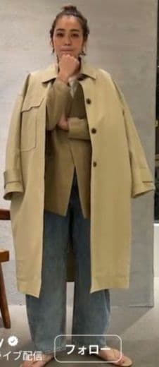 カレンソロジー　ステンカラーコート