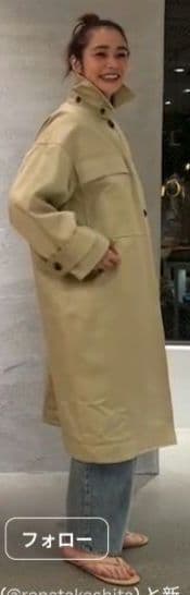 カレンソロジー　ステンカラーコート