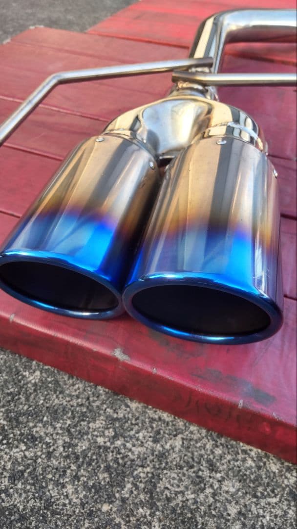 220クラウン2.0RS　センスブランドストレートデュアルマフラー