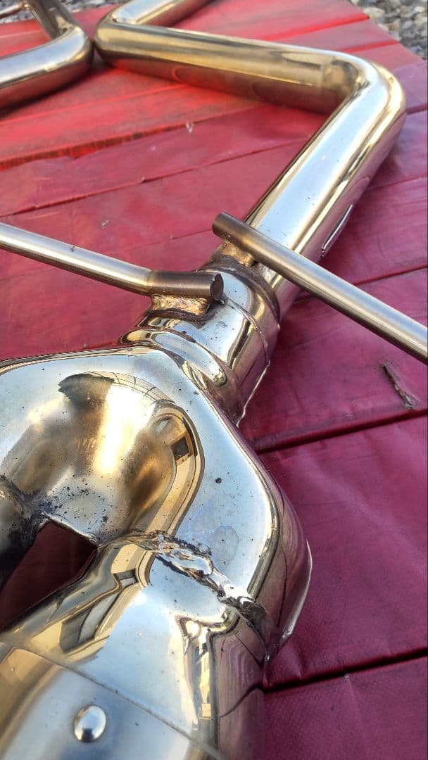 220クラウン2.0RS　センスブランドストレートデュアルマフラー