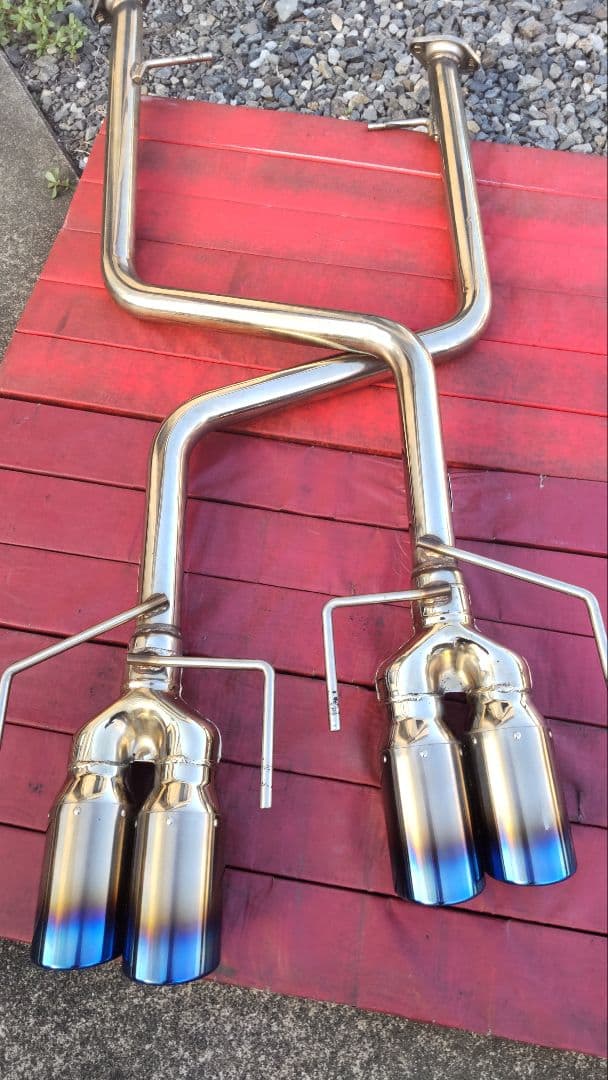 220クラウン2.0RS　センスブランドストレートデュアルマフラー