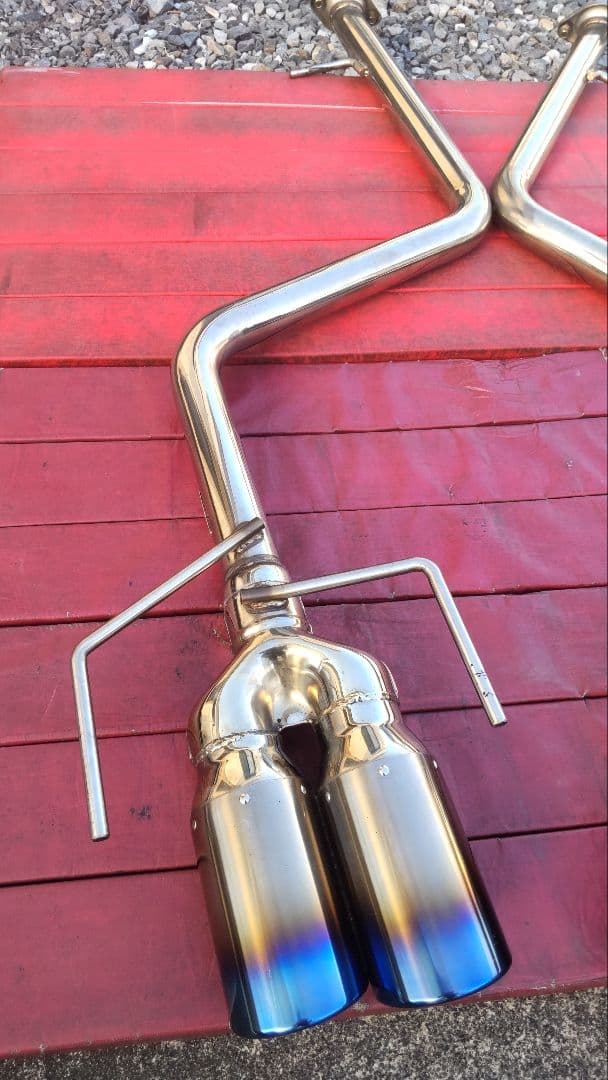 220クラウン2.0RS　センスブランドストレートデュアルマフラー