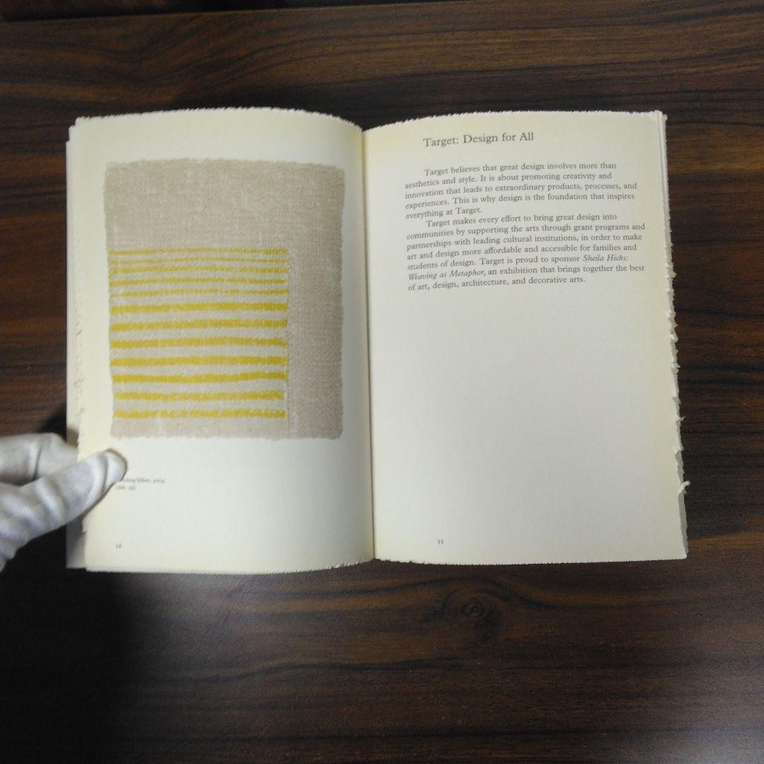 SHEILA HICKS WEAVING AS PHOR　洋書