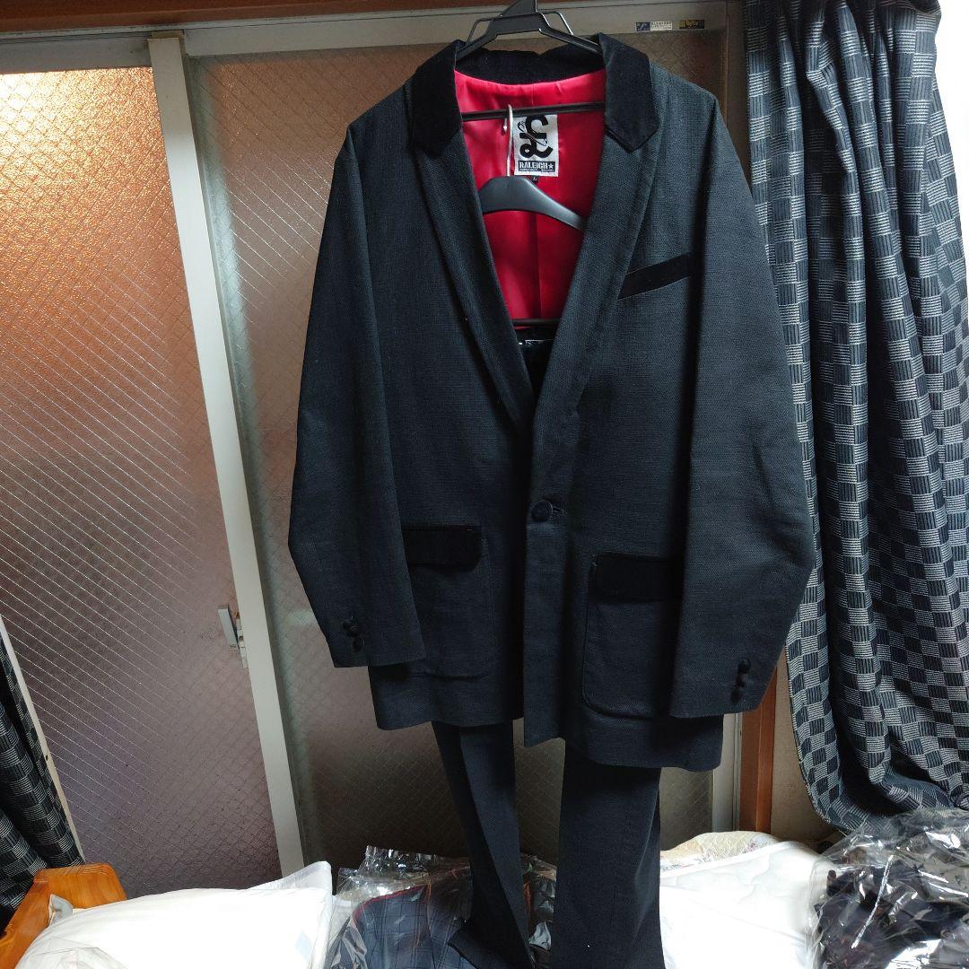RALEIGH スーツ セットアップ ブラック ジャケット