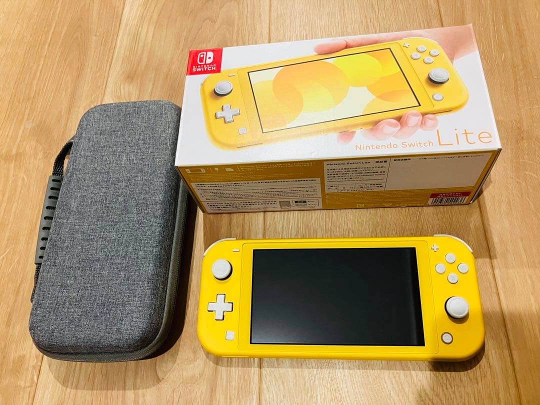 Nintendo Switch Lite イエロー 本体　ケース
