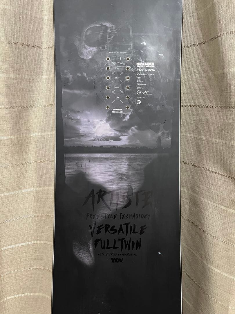 スノーボード november artiste 154