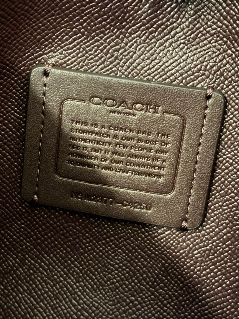 COACH モリー トート C4250 ショルダーバッグ シグネチャーレザー