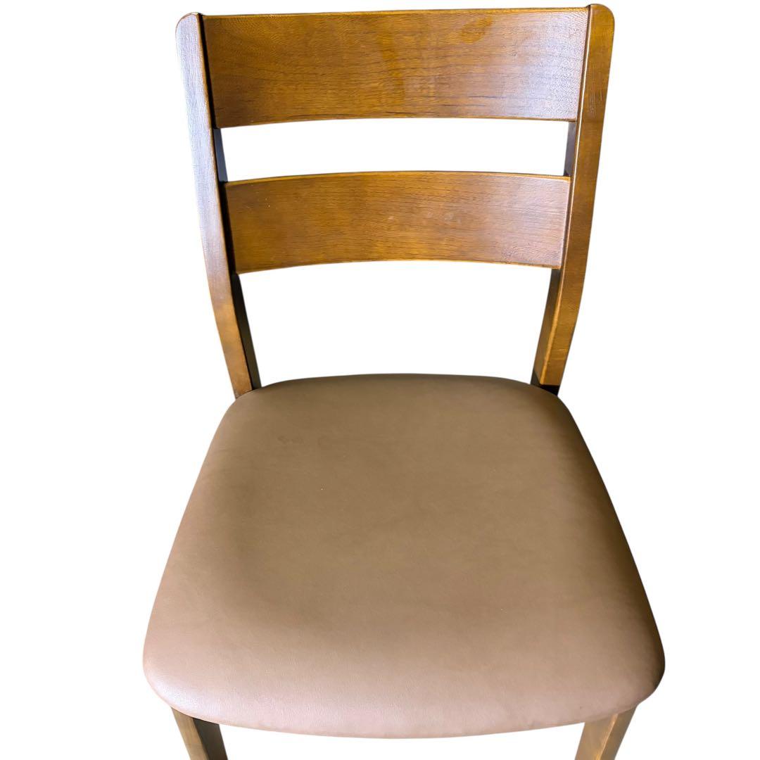 極美品 飛騨産業 ダイニングチェア キツツキマーク 2脚セット①