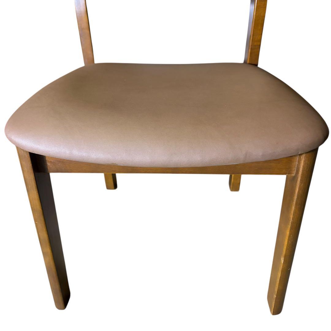 極美品 飛騨産業 ダイニングチェア キツツキマーク 2脚セット①