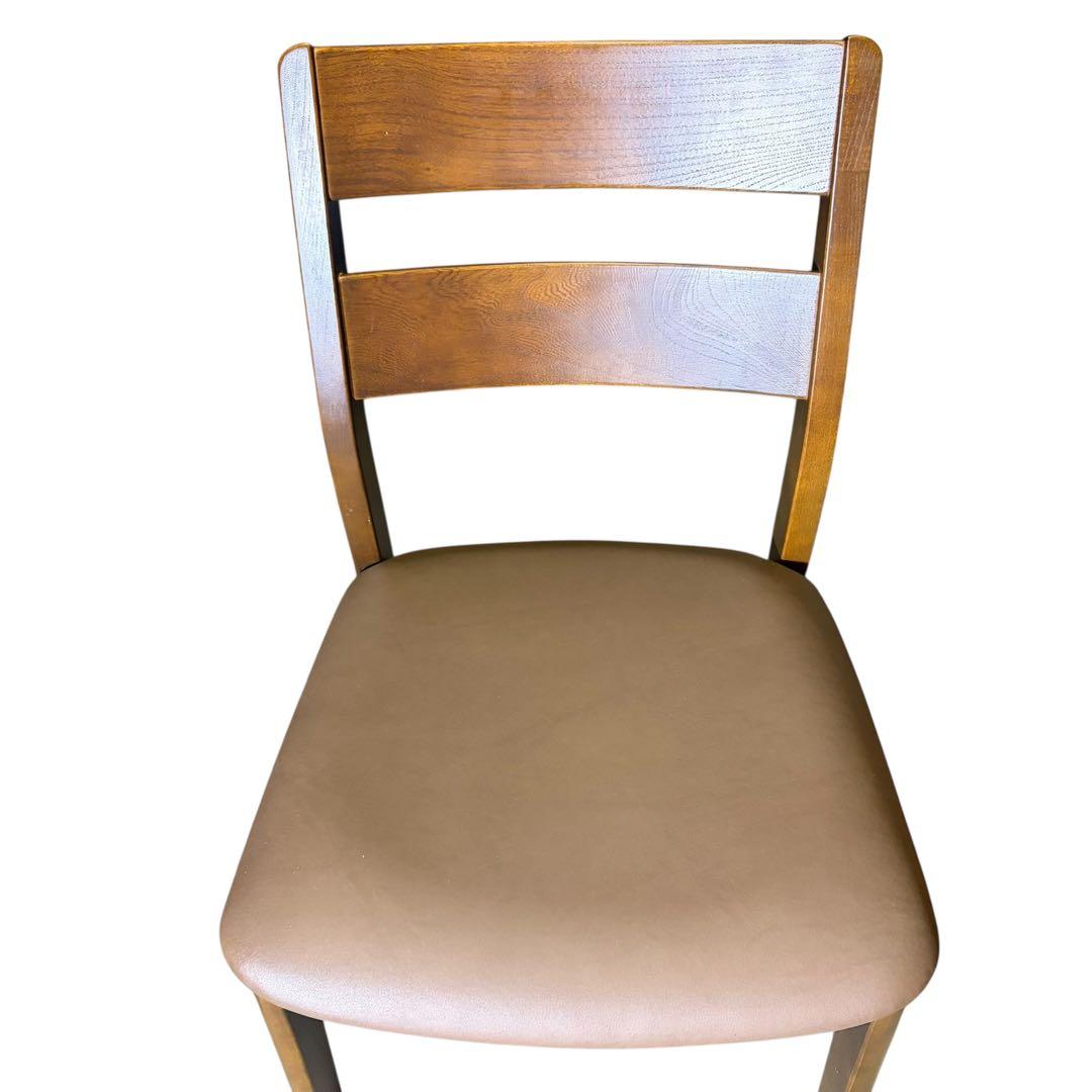 極美品 飛騨産業 ダイニングチェア キツツキマーク 2脚セット①